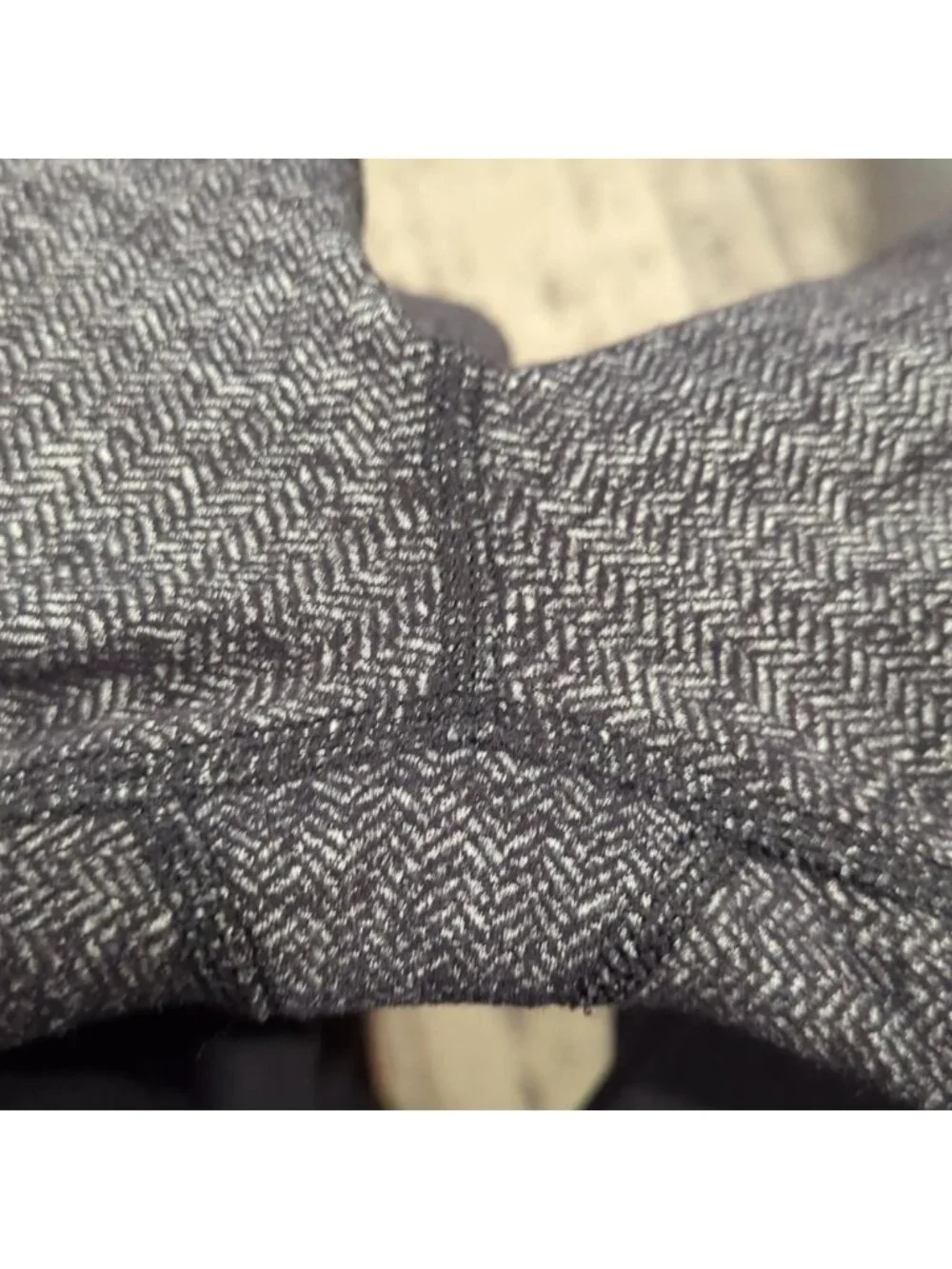 Lululemon Wunder Under Pant Herringbone Black / Rose Herringbone Black